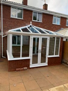 Edwardian conservatory which is attached to a home