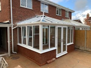 Edwardian conservatory attached to a building