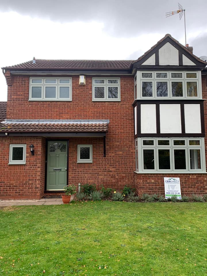 View of a home with flush casement windows