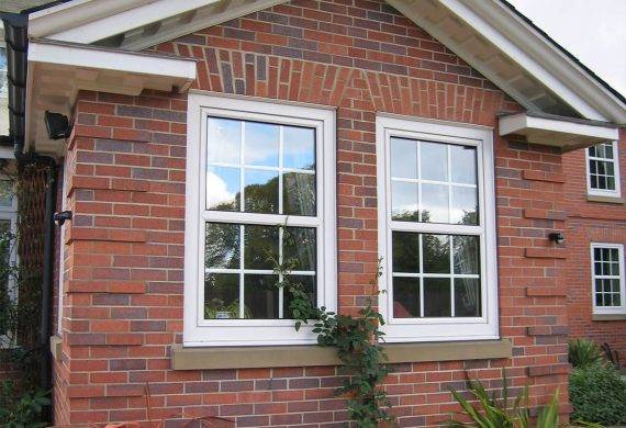 Example of white tilt and turn windows