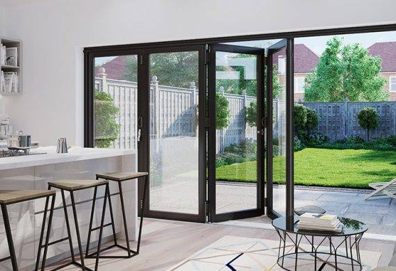 conservatories in lichfield - bi-fold doors