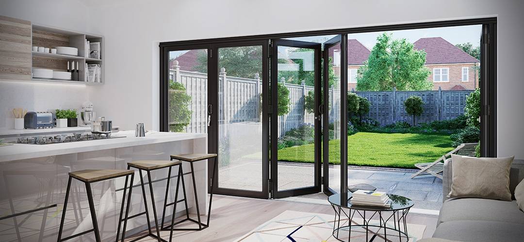 conservatories in lichfield - bi-fold doors