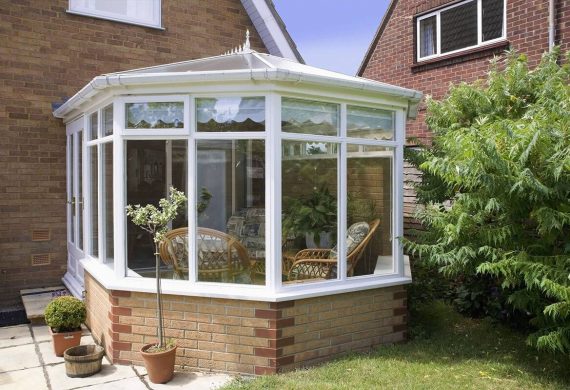 A rated windows on a conservatories
