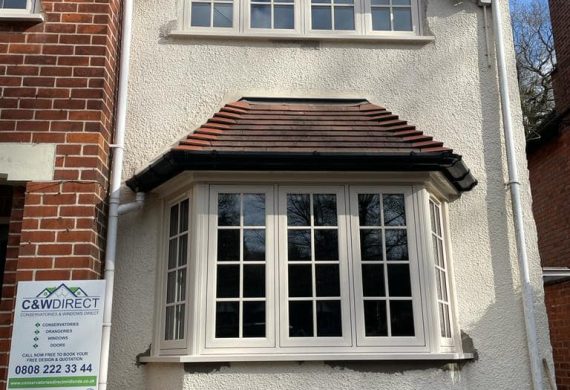 Flush Casement Windows from C&W from the outside